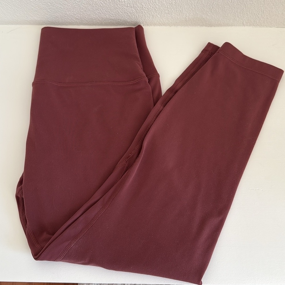 Lululemon Size 12 Lunar New Year Align High-Rise Leggings 25" - Smoky Red